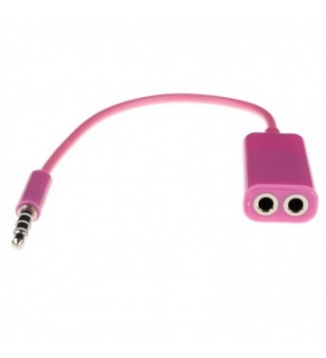 CABLE MINIJACK DOBLE ENTRADA